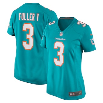 womens nike will fuller v aqua miami dolphins game player je